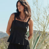 The Structured Victorian Tank Black