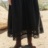 The Structured Victorian Skirt Black