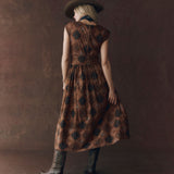 The Tulsa Dress Geo Bandana Print