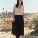 The Structured Victorian Skirt Black