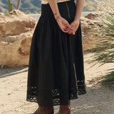The Structured Victorian Skirt Black