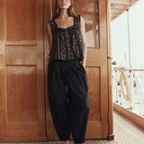 The Elastic Blouson Pant Black