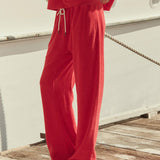 The Micro Terry Horseshoe Sweatpant Pimento