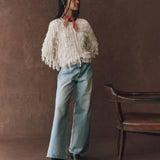 The Fringe Cardigan Natural