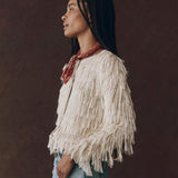 The Fringe Cardigan Natural