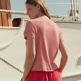 The Little Tee Pimento Stripe