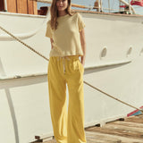 The Little Tee Soft Yellow Stripe