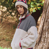 The Plush Terrain Half Zip Mini Frosted Daisy & Cream