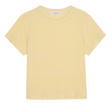 The Little Tee Soft Yellow Stripe