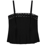 The Structured Victorian Tank Black