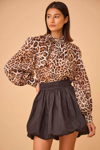 Tess Blouse Leopard