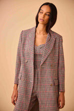 Travel Tweed Coat Clarence Houndstooth