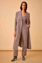 Travel Tweed Coat Clarence Houndstooth