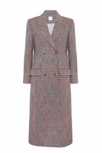 Travel Tweed Coat Clarence Houndstooth