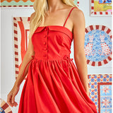 Taryn Dress True Red