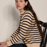 Phoebe Stripe Cotton Sweater