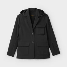 Hooded Tech Blazer Black