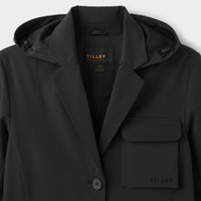 Hooded Tech Blazer Black