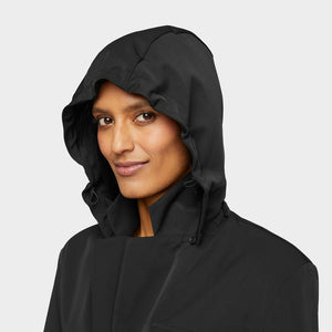 Hooded Tech Blazer Black