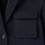 Hooded Tech Blazer Navy