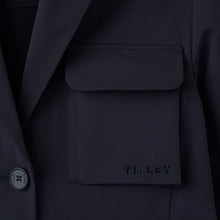Hooded Tech Blazer Navy