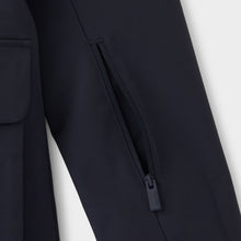 Hooded Tech Blazer Navy