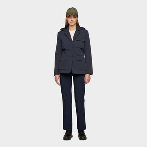Hooded Tech Blazer Navy