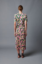 Pleated Skirt Warhol Floral Vibrant