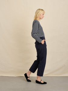 Neil Utility Straight Leg Pant Washed Navy