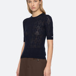 JANE ARGYLE S/SLV CREW SWEATER (D1)