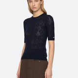 JANE ARGYLE S/SLV CREW SWEATER (D1)