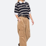 MINA NOVELTY DOUBLE LAYER POLO (D1)