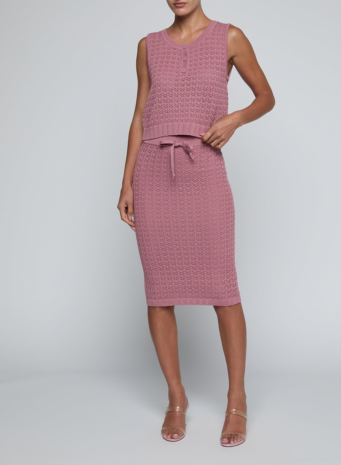 CARVEN POINTELLE KNT HNLY TNK