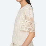 ALINA LACE COMBO SLV SWEATER (D2)