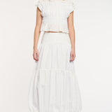 Evalina Top White