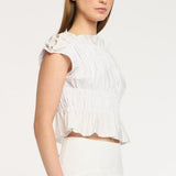 Evalina Top White