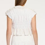 Evalina Top White
