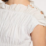 Evalina Top White