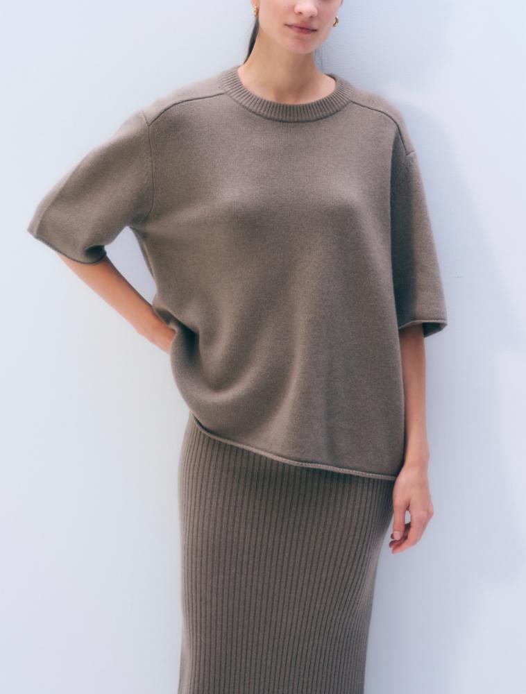 CASHMERE OVERSIZED TEE
