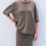 CASHMERE OVERSIZED TEE