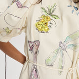 Court Midi Dress Cream