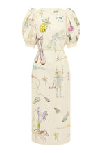 Court Midi Dress Cream