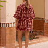 Maya Mini Coverup Rust