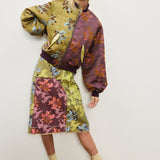 Adriana Jacquard Bomber Jacket