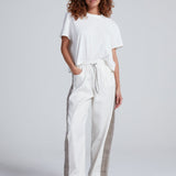 Cancun Pant Ivory Herringbone
