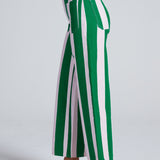 Cropped Sailor Pant Beverly Stripe