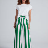 Cropped Sailor Pant Beverly Stripe
