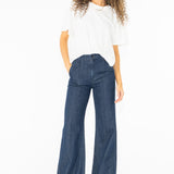 Denim Trouser Indigo Linen