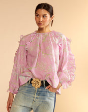 Claudia Ruffle Blouse Light Pink