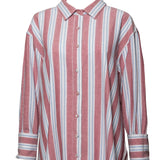 Classic Button Down Claret Combo Stripe